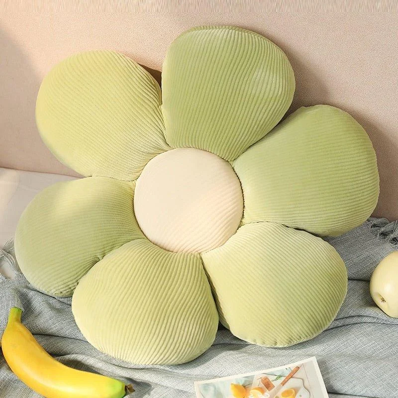 Six Petal Pastel Coloured Flower Cushion 173153