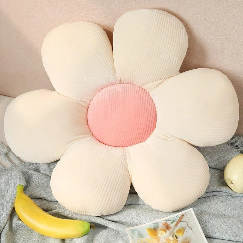 Six Petal Pastel Coloured Flower Cushion 450693