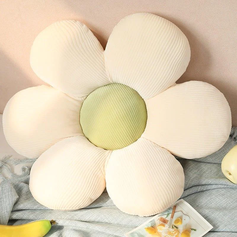 Six Petal Pastel Coloured Flower Cushion 585885