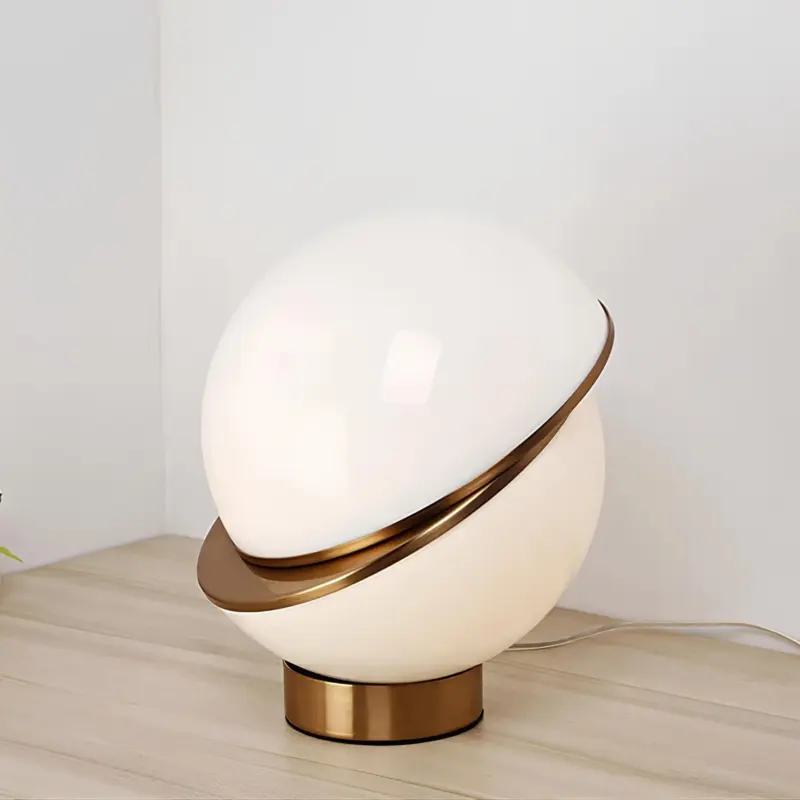 Skandinavische kreative boll Tischlampe warmweiss minimalistisches design dekorativ wohnzimmer lampe xLumina