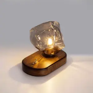 FrostGlass™ – Elegant Glass Table Lamp