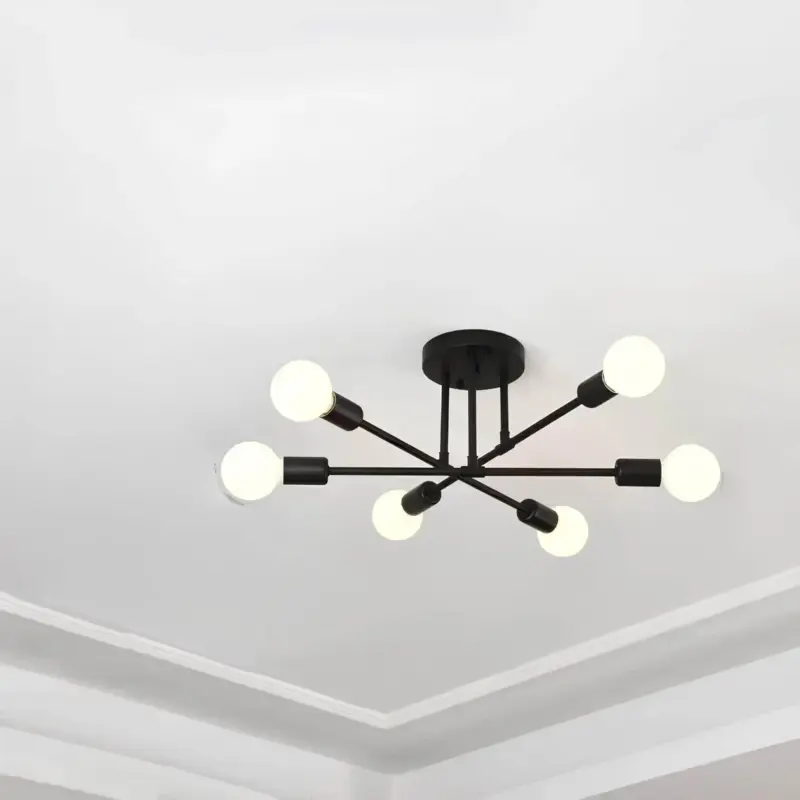 Skyglow minimalistische deckenleuchte schwarz weiss modern LED lampe xlumina2
