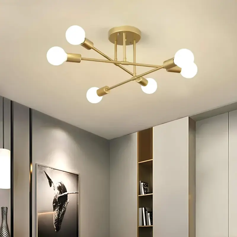 Skyglow minimalistische deckenleuchte schwarz weiss modern LED lampe xlumina5