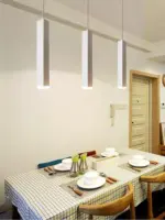 Slim mini pendant 15 wide aluminum lights