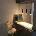 Slim mini pendant 15 wide aluminum lights