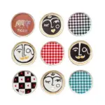 Small ceramic abstract style jewellery dish