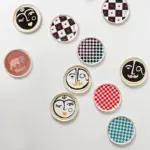 Small ceramic abstract style jewellery dish