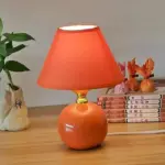 Small elegant ceramic table lamp