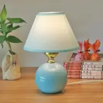 Small elegant ceramic table lamp