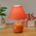 Small elegant ceramic table lamp