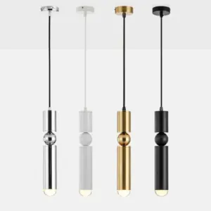 Small Pendant Ceiling Lights Silver, White, Gold or Black