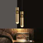 Small pendant ceiling lights silver white gold or black
