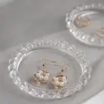 Small round metal or glass decorative tray