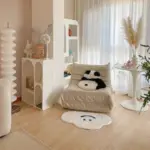 Smiley cloud rug patchandbagel