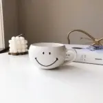 Smiley face ceramic coffee mug