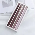 Smokeless soy pillar candles 4pkcandlesliving simply house