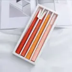 Smokeless soy pillar candles 4pkcandlesliving simply house