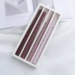 Smokeless wax taper candles 4pccandlesliving simply house