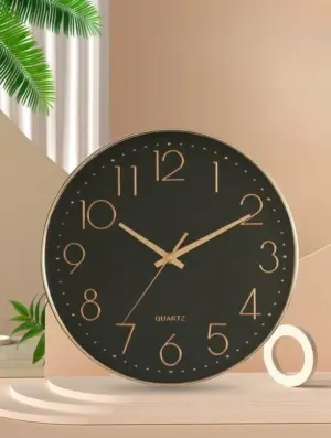 TimeDigits - Digital Rose Gold Wall Clock