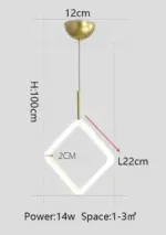 Sofrey ring pendant light led 1 2 3 suspended ceiling lights