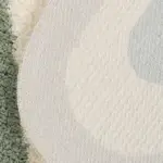 Soft geometric design bathroom mat