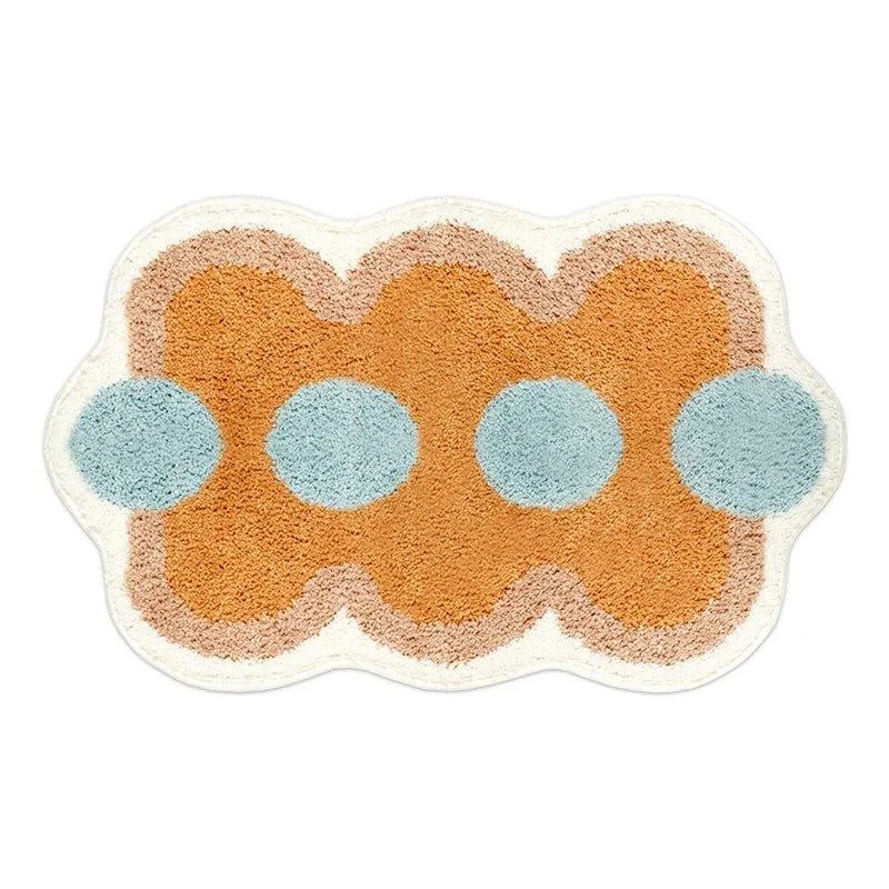 Soft Geometric Design Bathroom Mat 895820