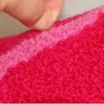 Soft pansy design non slip bathmat