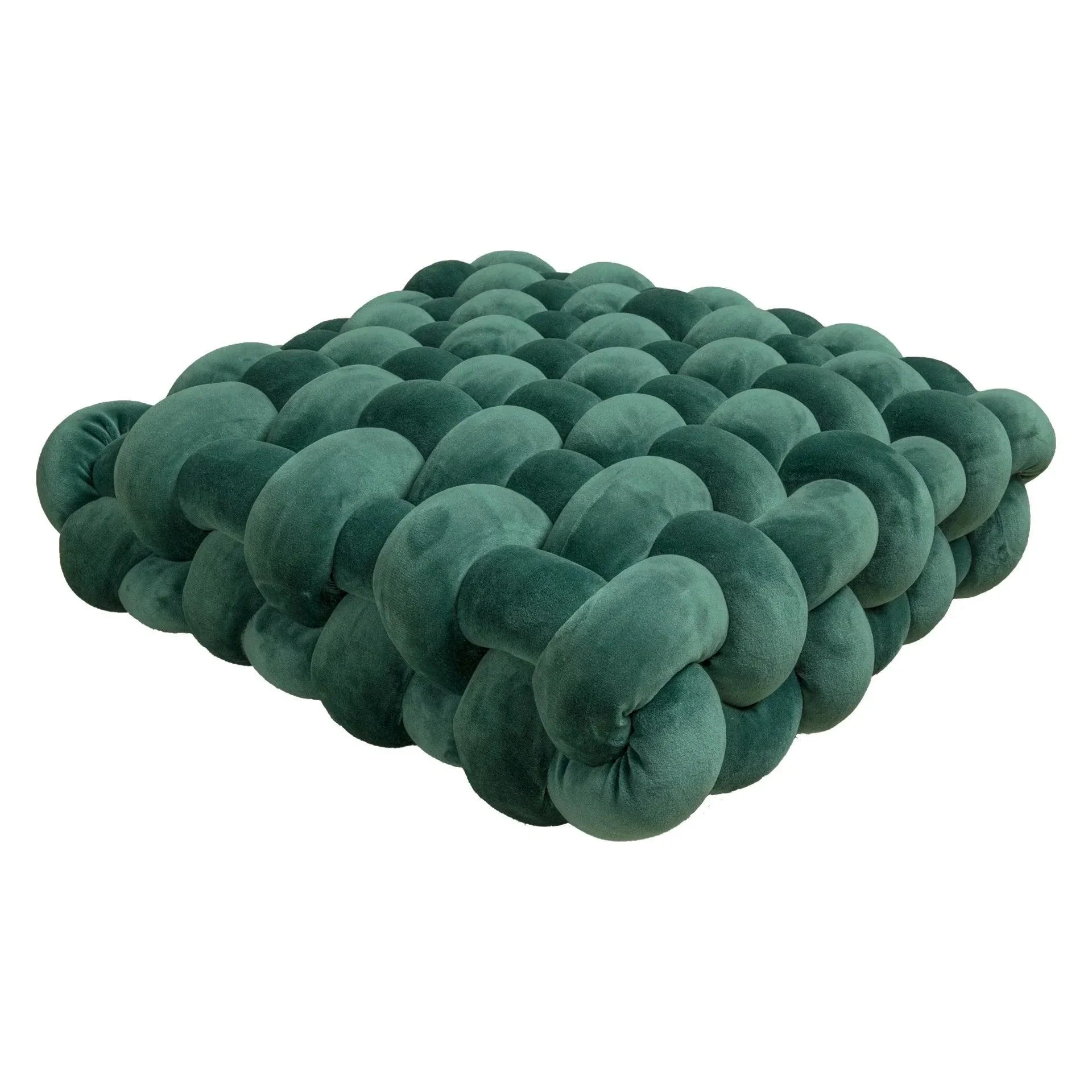 Soft Plush Crocheted Knot Sofa Cushion 411877