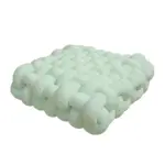 Soft plush crocheted knot sofa cushion