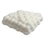 Soft plush crocheted knot sofa cushion