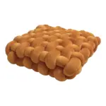 Soft plush crocheted knot sofa cushion