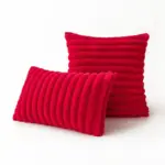 Soft plush pastel cushion cover