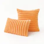 Soft plush pastel cushion cover