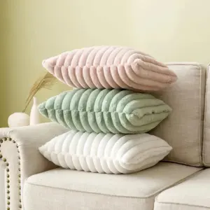 Soft Plush Pastel Cushion Cover