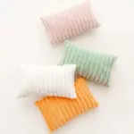 Soft plush pastel cushion cover
