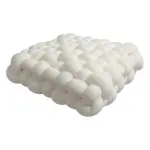 Soft plush square knot cushion