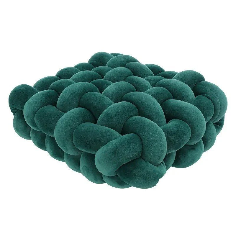 Soft Plush Square Knot Cushion 561385