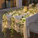 Solar ivy string lights