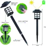 Solar led pathway lanterns breck fox