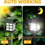 Solar led pathway lanterns breck fox