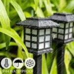 Solar led pathway lanterns breck fox