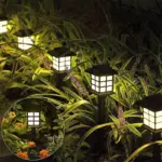 Solar led pathway lanterns breck fox