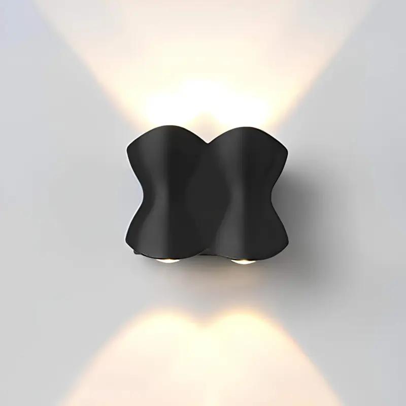 Solara moderne led aussenwandleuchte wasserdicht aluminium schwarz weiss grau silber aussenlampe ip65 xlumina