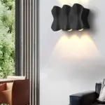 Solara moderne led aussenwandleuchte wasserdicht aluminium schwarz weiss grau silber aussenlampe ip65 xlumina10