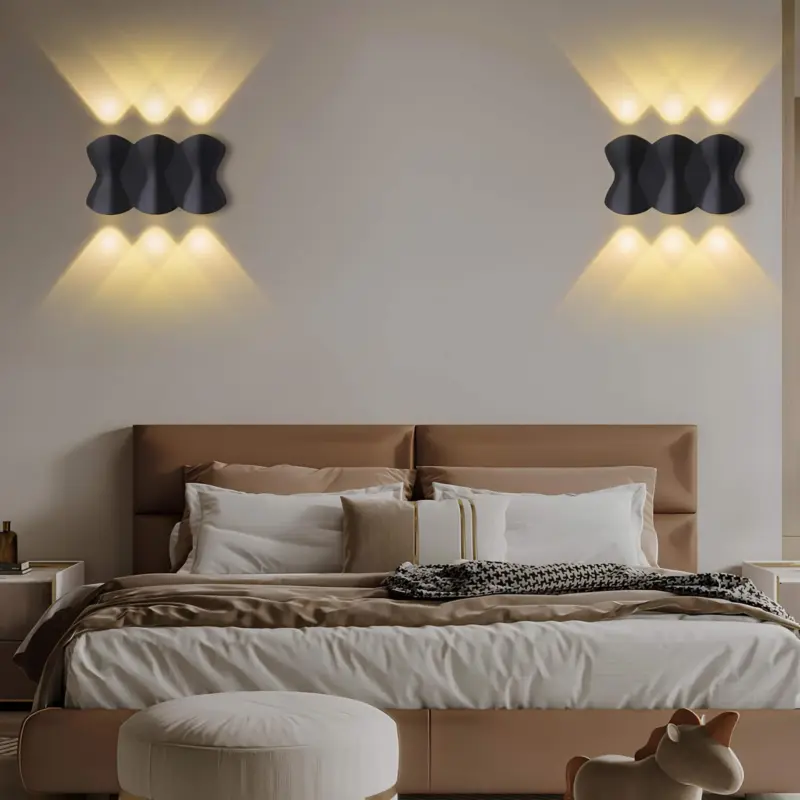 Solara moderne led aussenwandleuchte wasserdicht aluminium schwarz weiss grau silber aussenlampe ip65 xlumina8