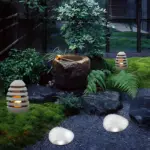 Solarglow solarkiezelsteinlampe aussenbeleuchtung gartenleuchte witterungsbestandig umweltfreundlich xlumina4