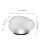 Solarglow solarkiezelsteinlampe aussenbeleuchtung gartenleuchte witterungsbestandig umweltfreundlich xlumina7