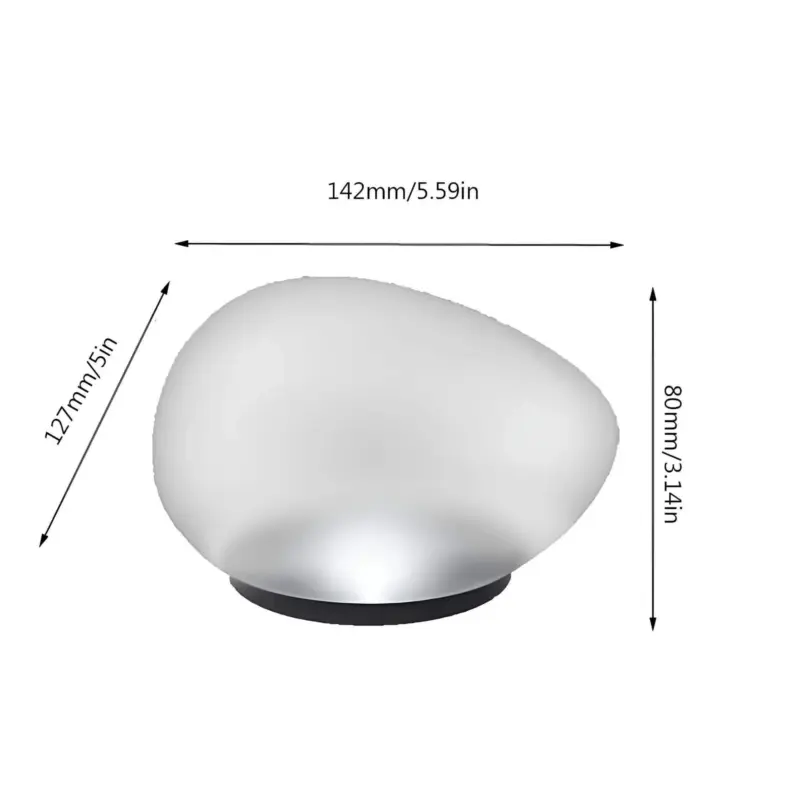Solarglow solarkiezelsteinlampe aussenbeleuchtung gartenleuchte witterungsbestandig umweltfreundlich xlumina7