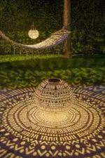 Solarlampe kugelform boho 30cm