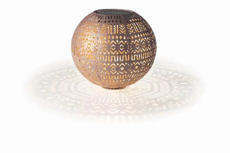 Solarlampe kugelform boho 30cm